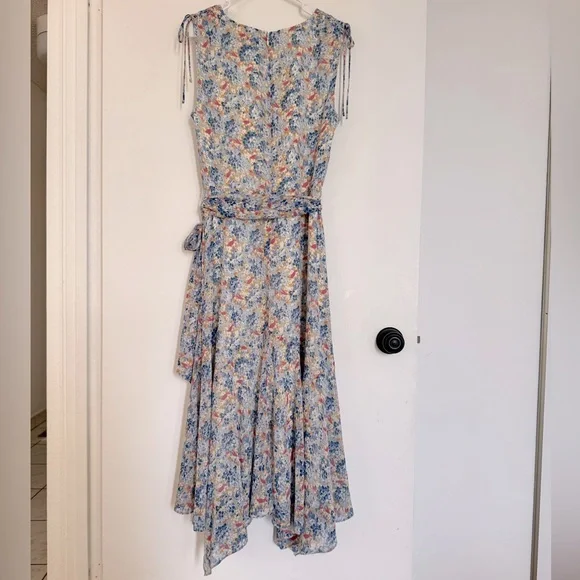 LAUREN RALPHLAUREN flower midi dress 👗 .Size: 8